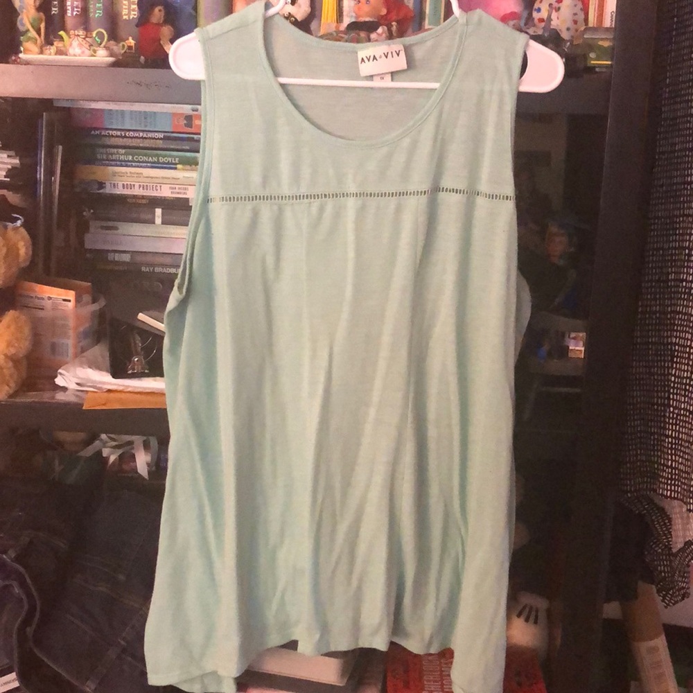 Gently Used Teal Tank Top